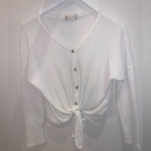 Altard state white button down top